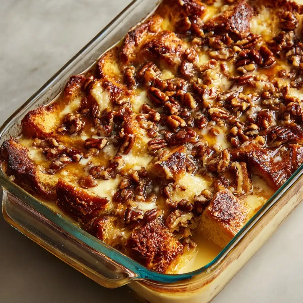 Pecan Pie Bread Pudding Recipe - Recipe Image