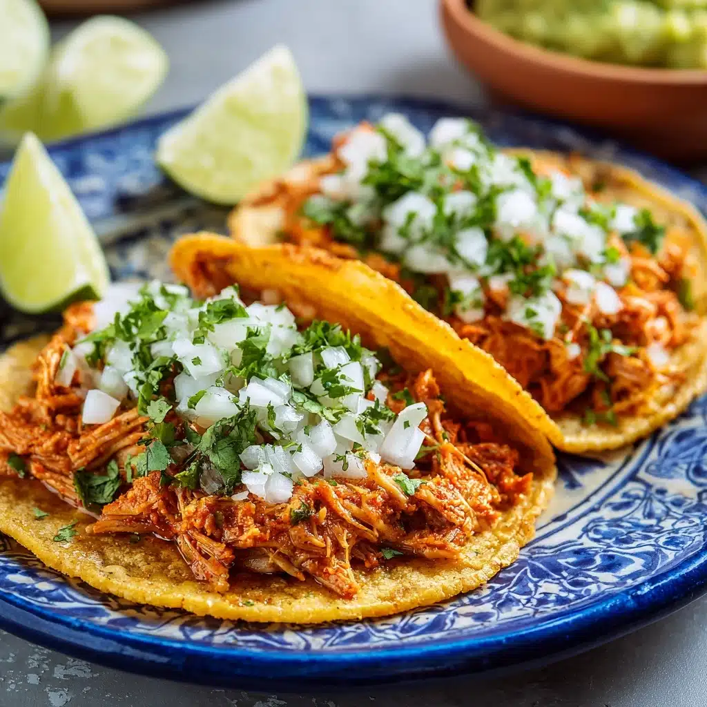 The Best Chicken Tinga Tacos Recipe - Recipe Image