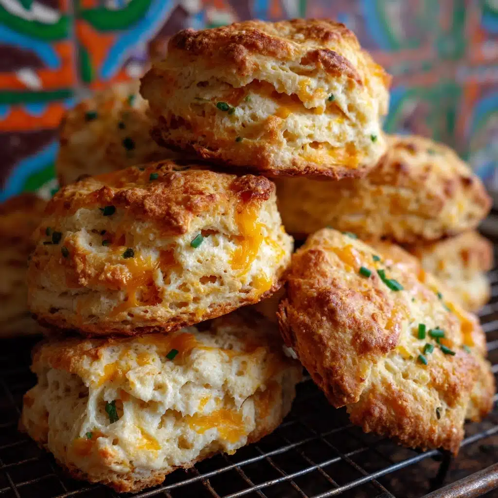 Cheddar Scallion Drop Biscuits Recipe - Recipe Image