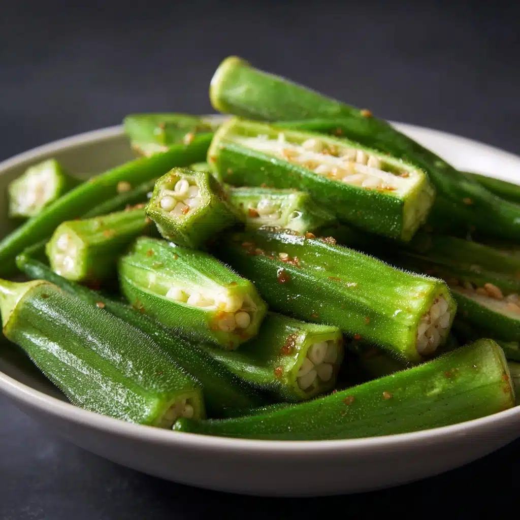 Air Fryer Frozen Okra Recipe - Recipe Image