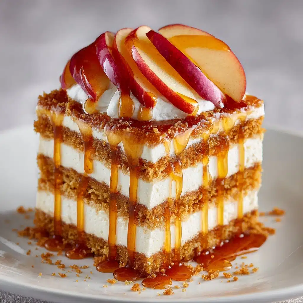 Caramel Apple Cheesecake Cake Recipe - Recipe Image