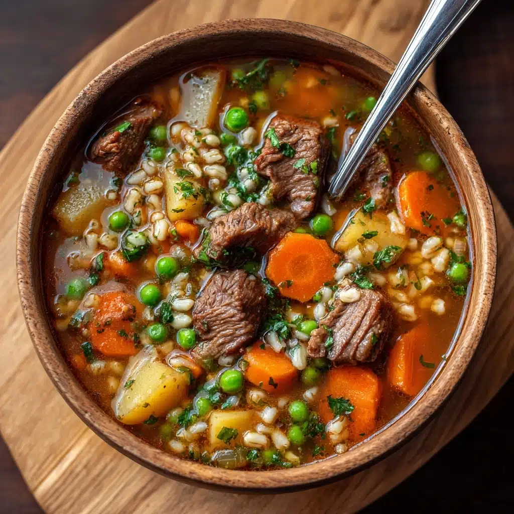 Old Fashioned Beef Barley Stew Recipe