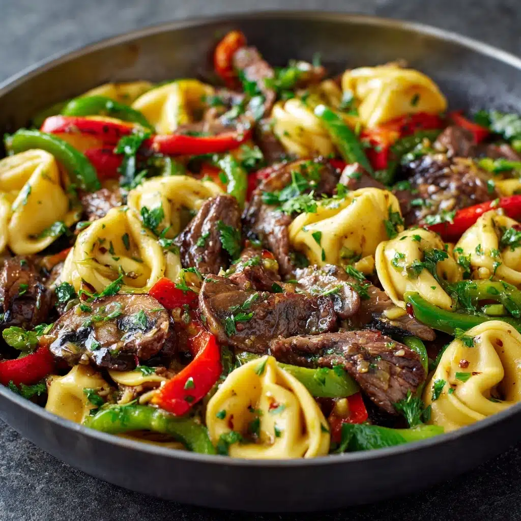 Philly Cheesesteak Tortellini Recipe