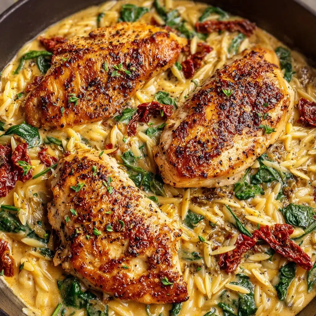 Marry Me Chicken Orzo Recipe - Recipe Image