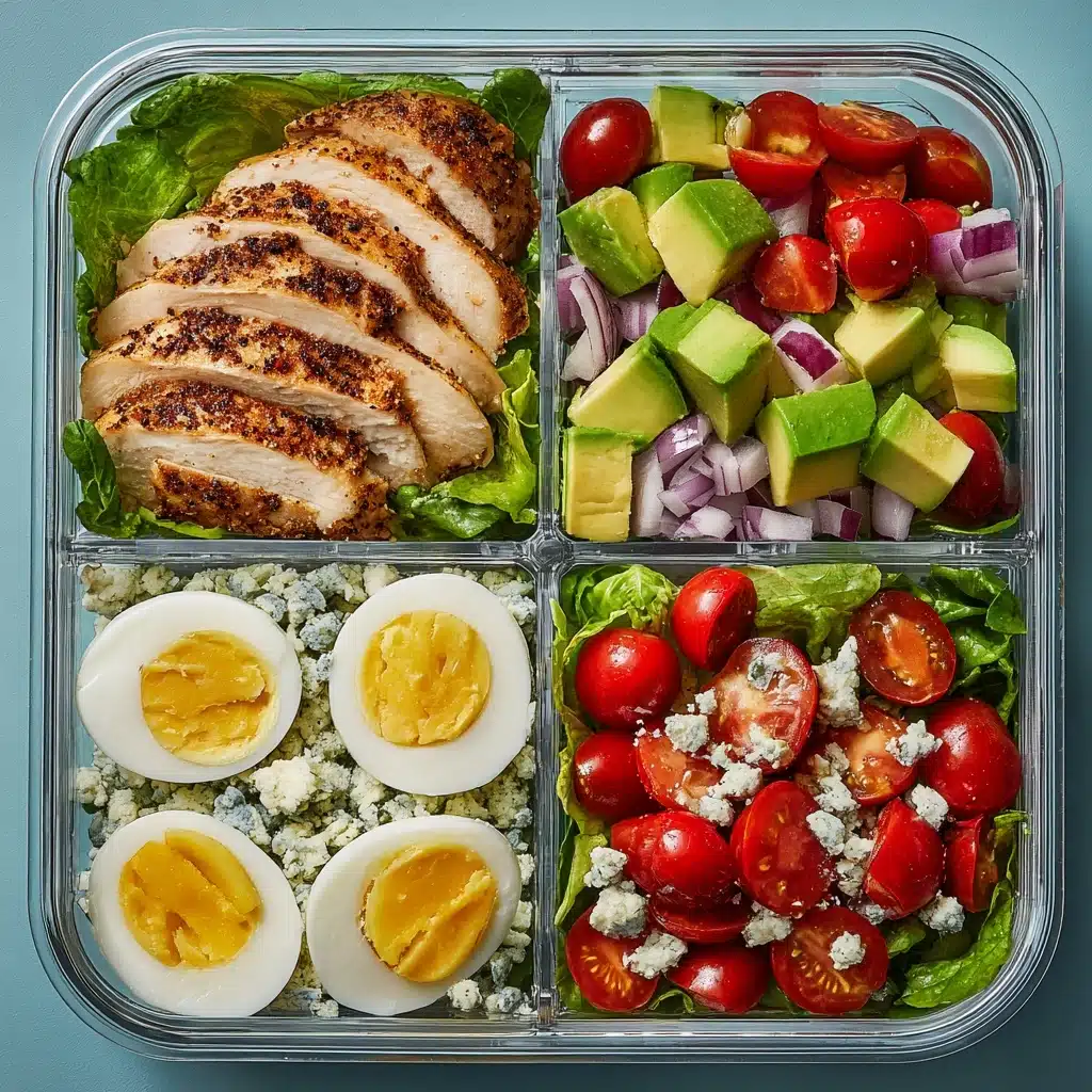 Easy Cobb Salad Meal Prep Recipe