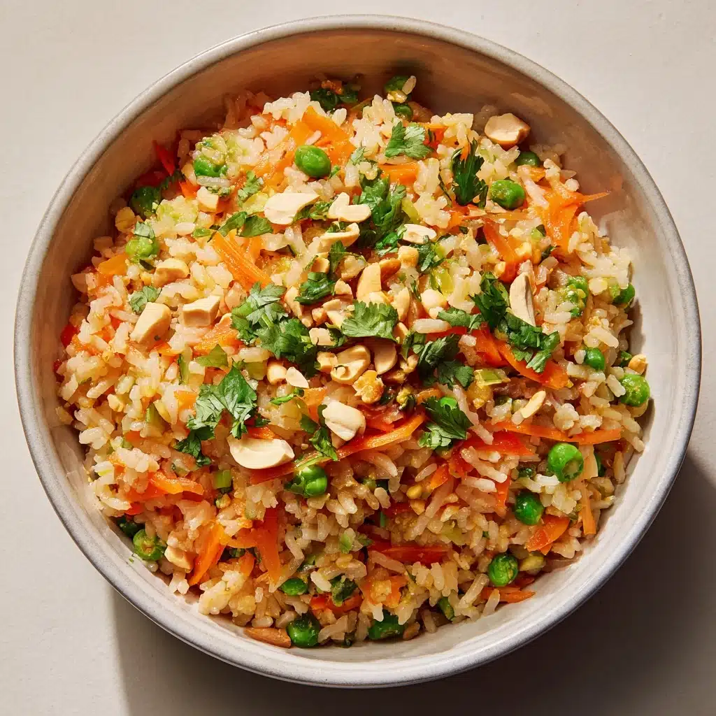 Satay Crispy Rice Salad Recipe