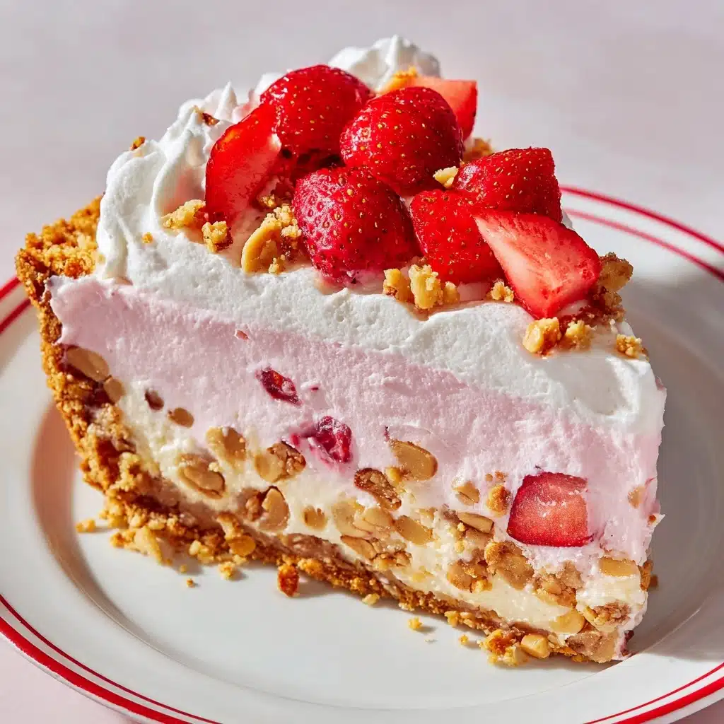 No-Bake Strawberry Crunch Cheesecake Recipe