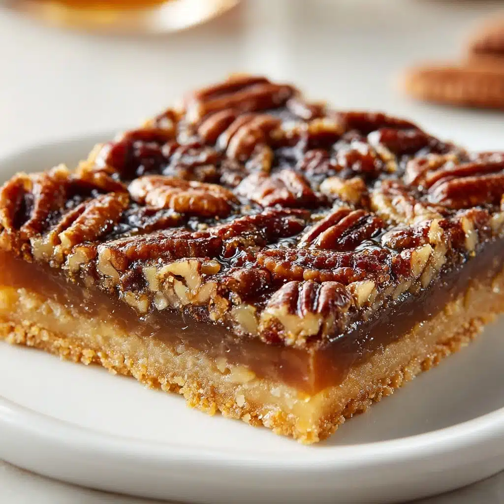 Easy Pecan Pie Bars Recipe - Recipe Image