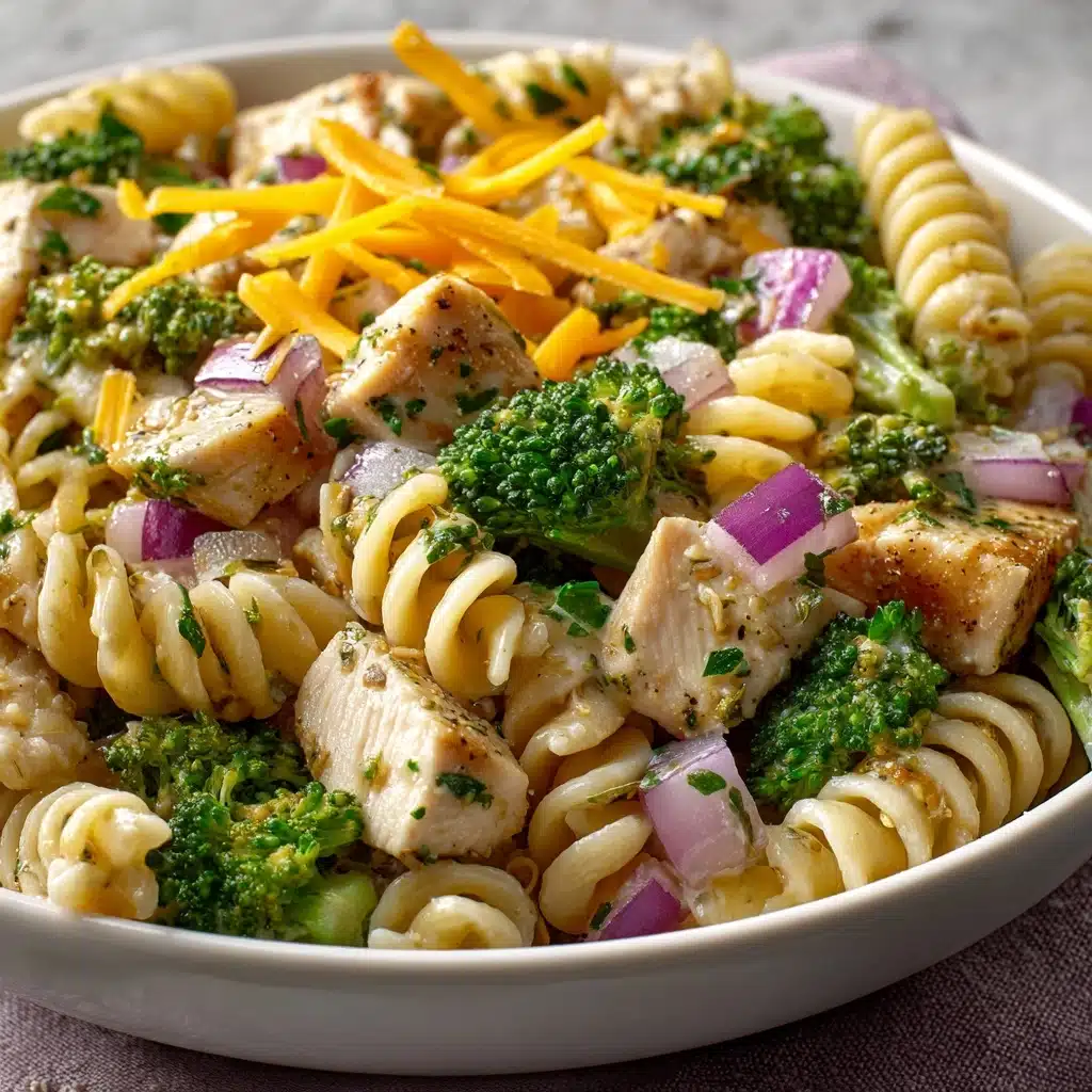 Chicken Broccoli Pasta Salad Recipe - Recipe Image