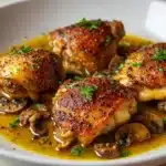 Skillet Chicken Thighs Recipe