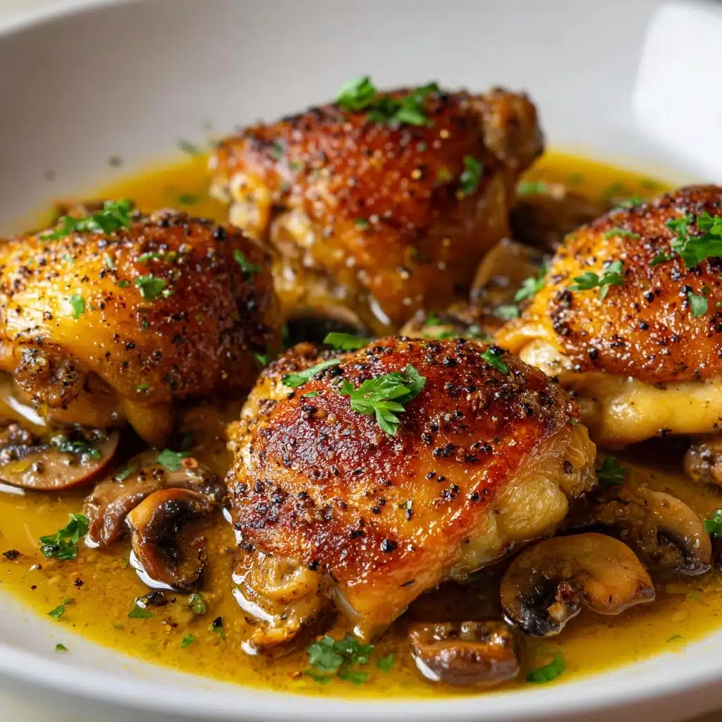 Skillet Chicken Thighs Recipe - Recipe Image