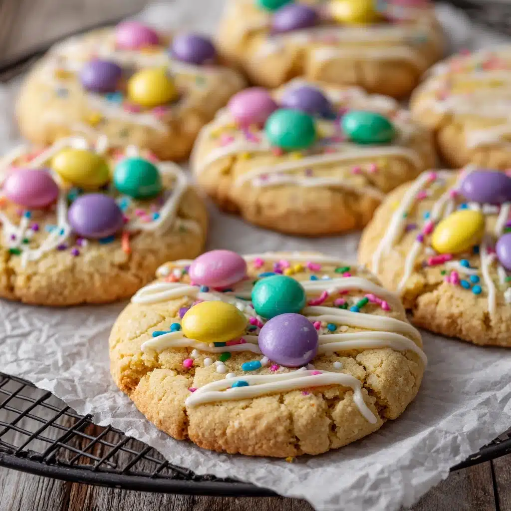 Pastel Candy-Centered Butter Cookies Recipe - Recipe Image