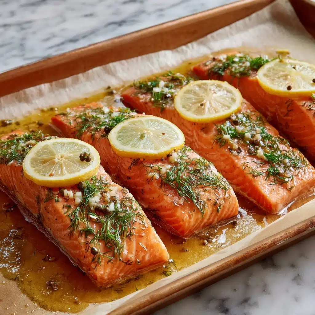 Salmon with Lemon and Dill Recipe - Recipe Image