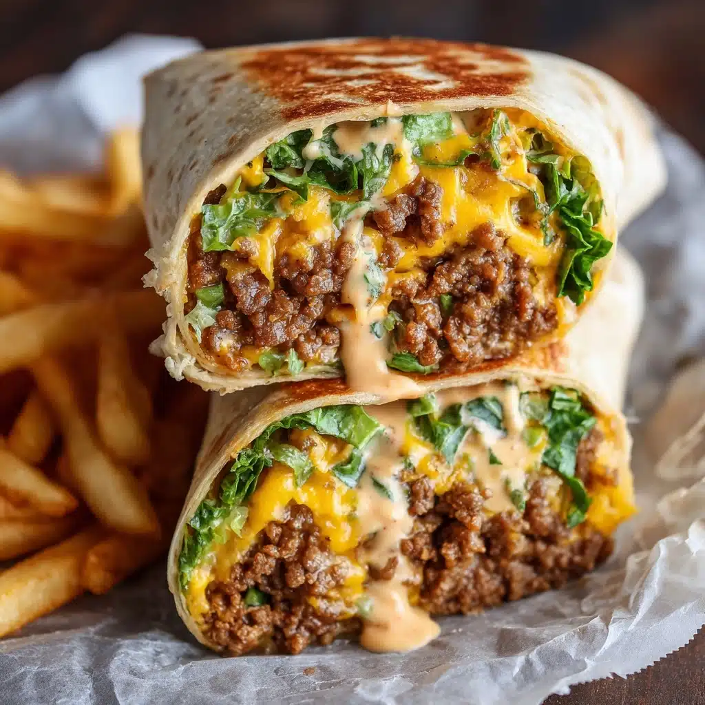 Big Mac Wraps Recipe - Recipe Image