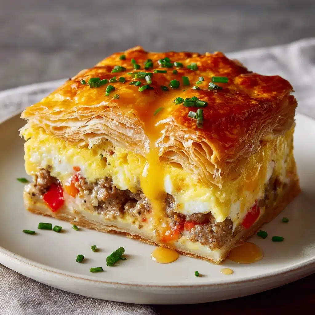 Crescent Roll Breakfast Casserole Recipe - Recipe Image