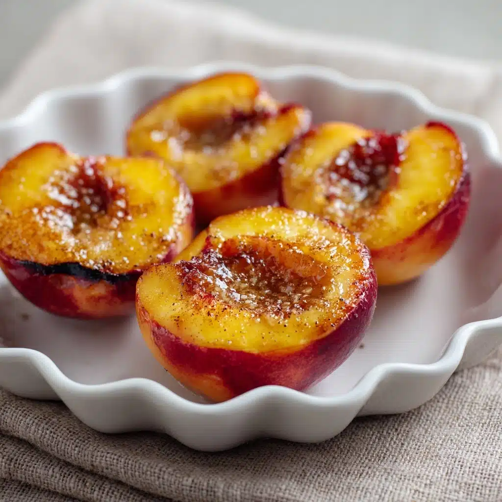 Cinnamon Sugar Baked Peaches Recipe - Recipe Image