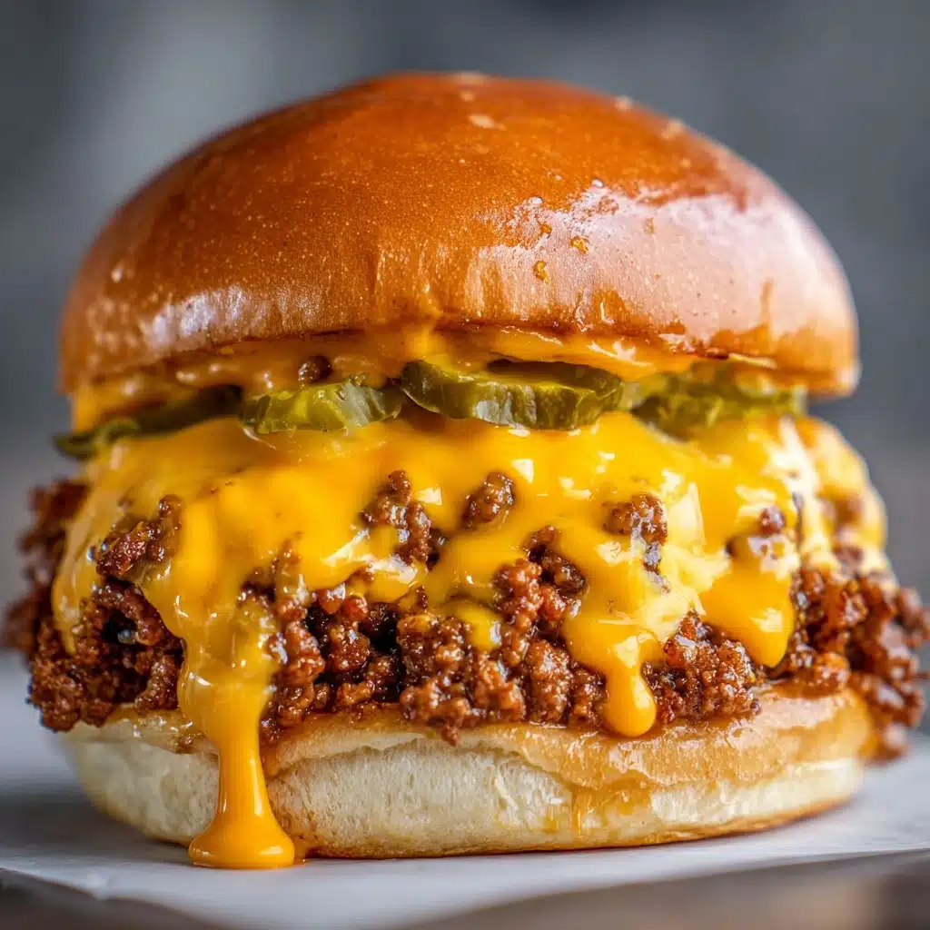 Crockpot Cheeseburgers Recipe - Recipe Image