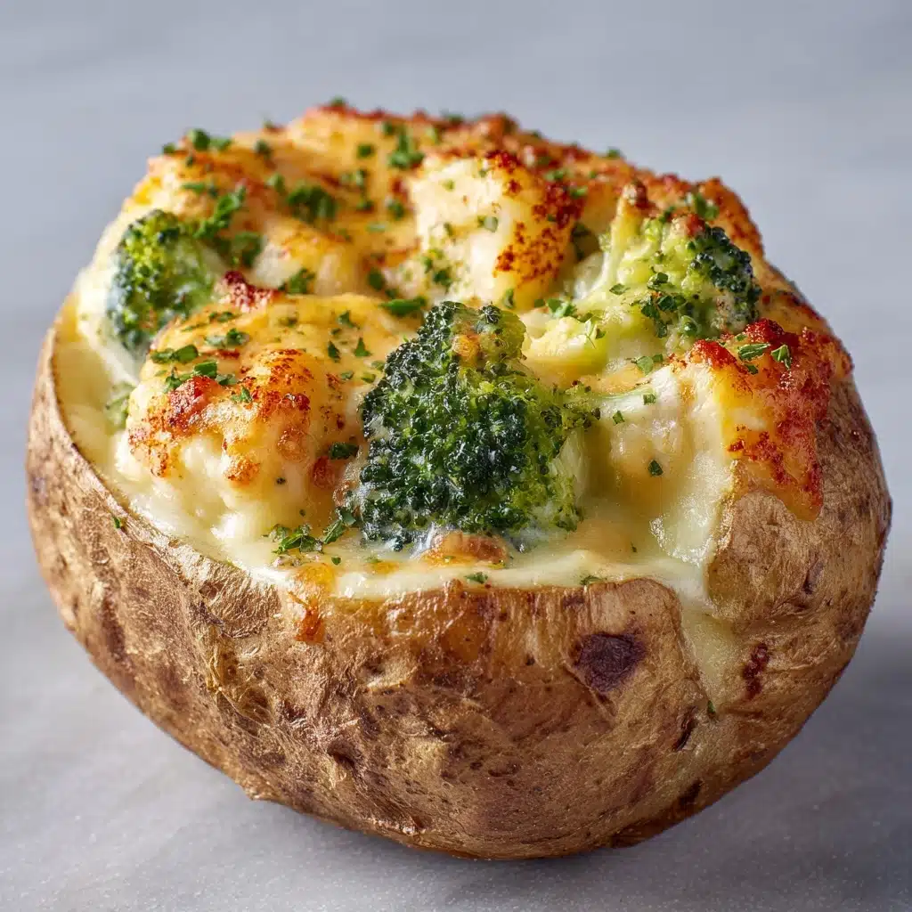 Broccoli Cheese Baked Potatoes Recipe - Recipe Image