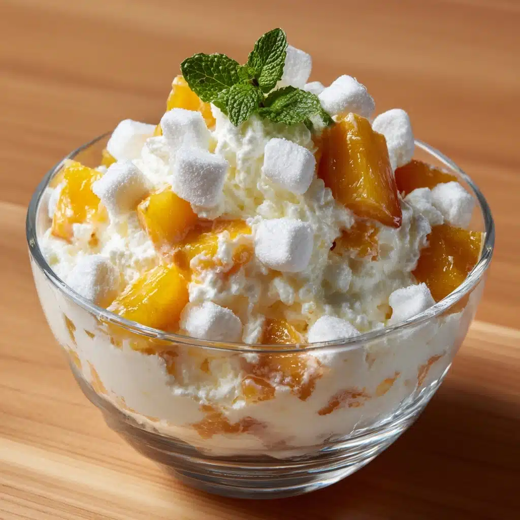 Peach Fluff Salad Recipe