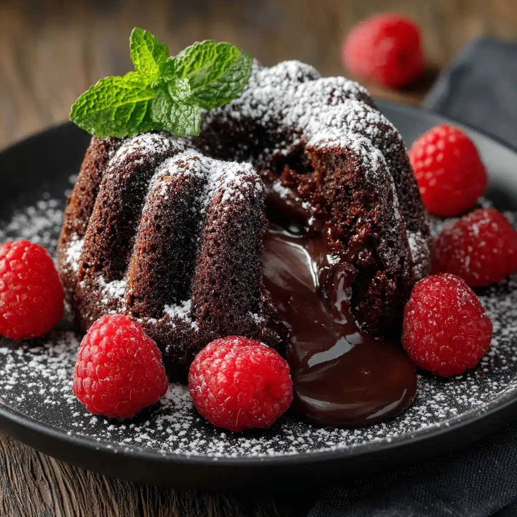 Mini Chocolate Lava Bundt Cakes Recipe