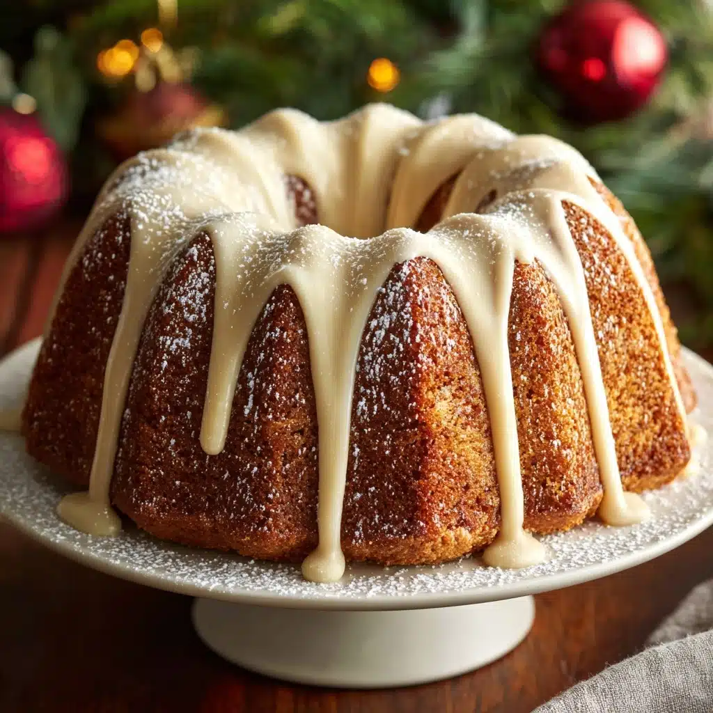 Eggnog Bundt Cake with Eggnog Frosting Recipe - Recipe Image