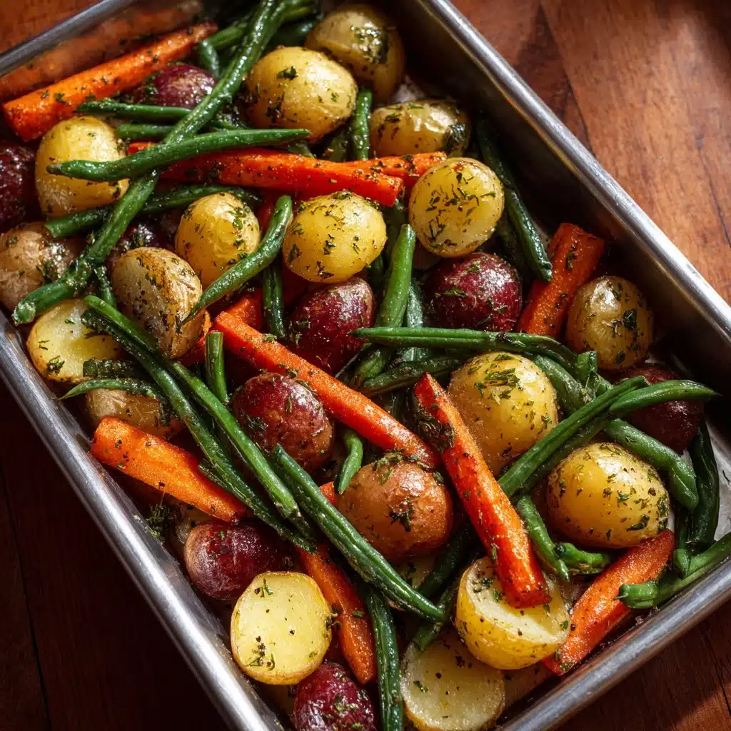 Garlic Herb Roasted Veggies Recipe