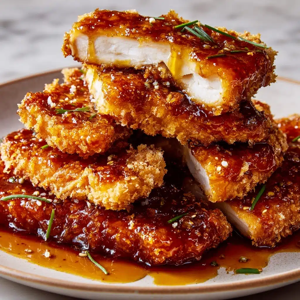 Double Crunch Honey Garlic Chicken Recipe - Recipe Image