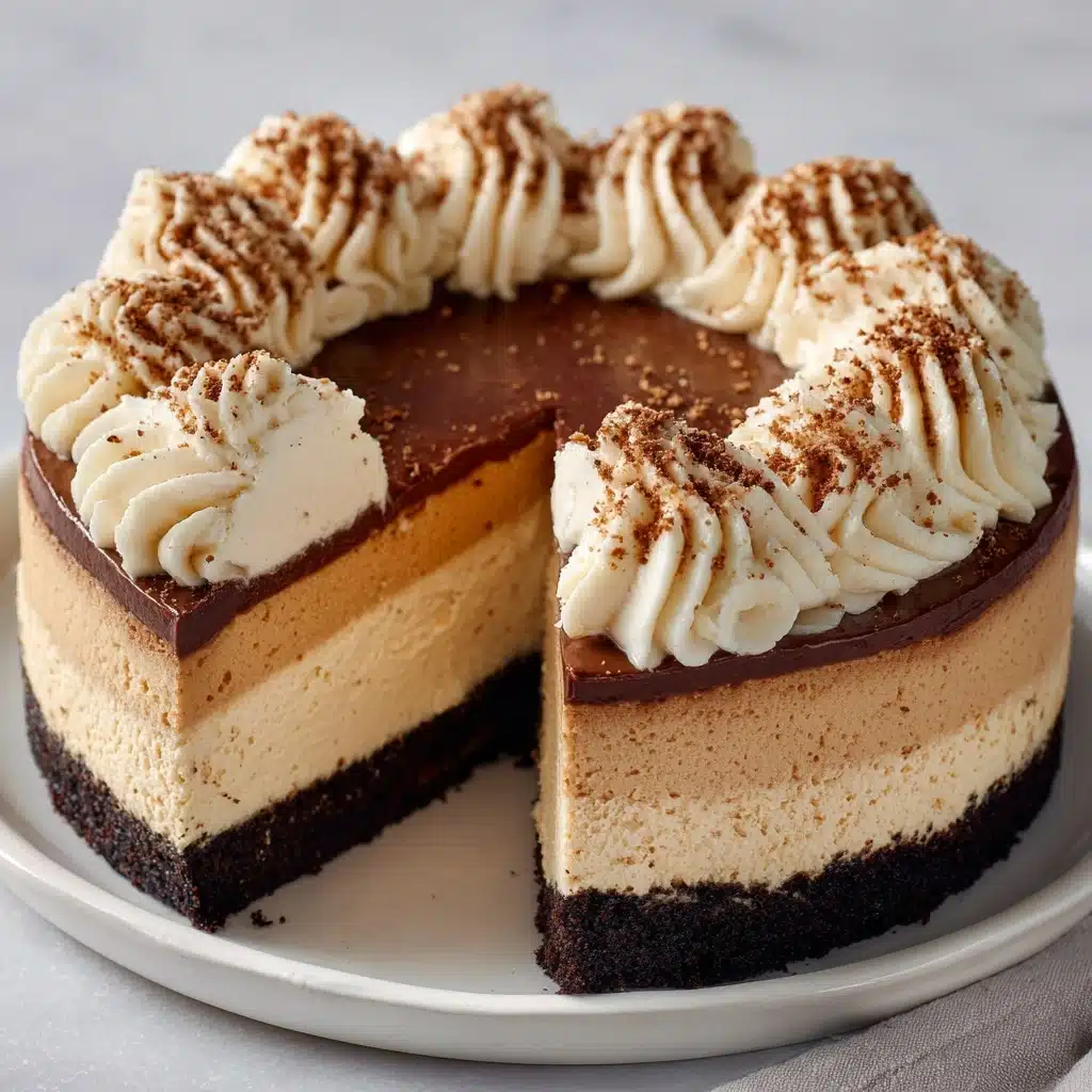 No-Bake Chocolate Peanut Butter Cheesecake Recipe