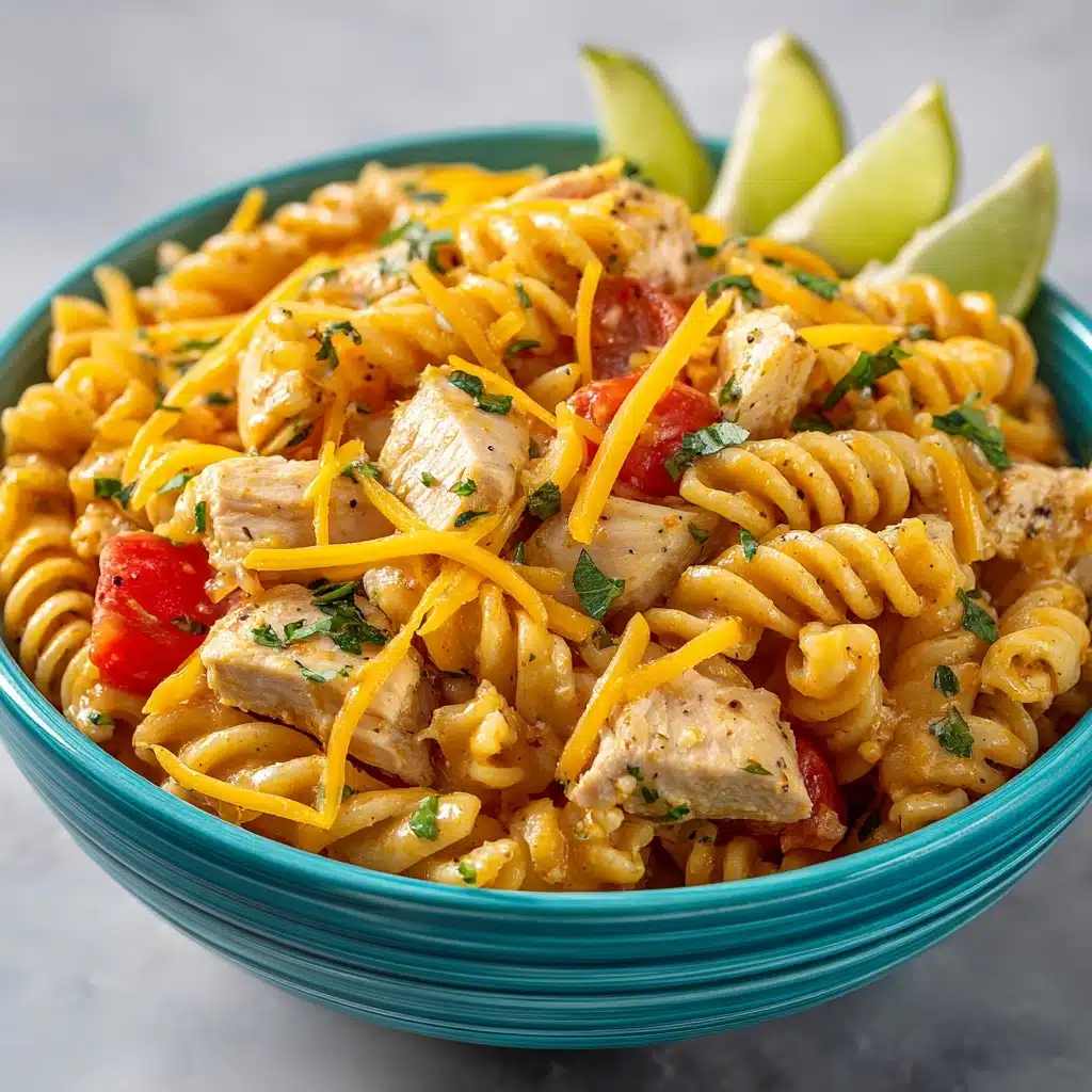 Crock Pot Salsa Ranch Chicken Pasta Recipe - Recipe Image