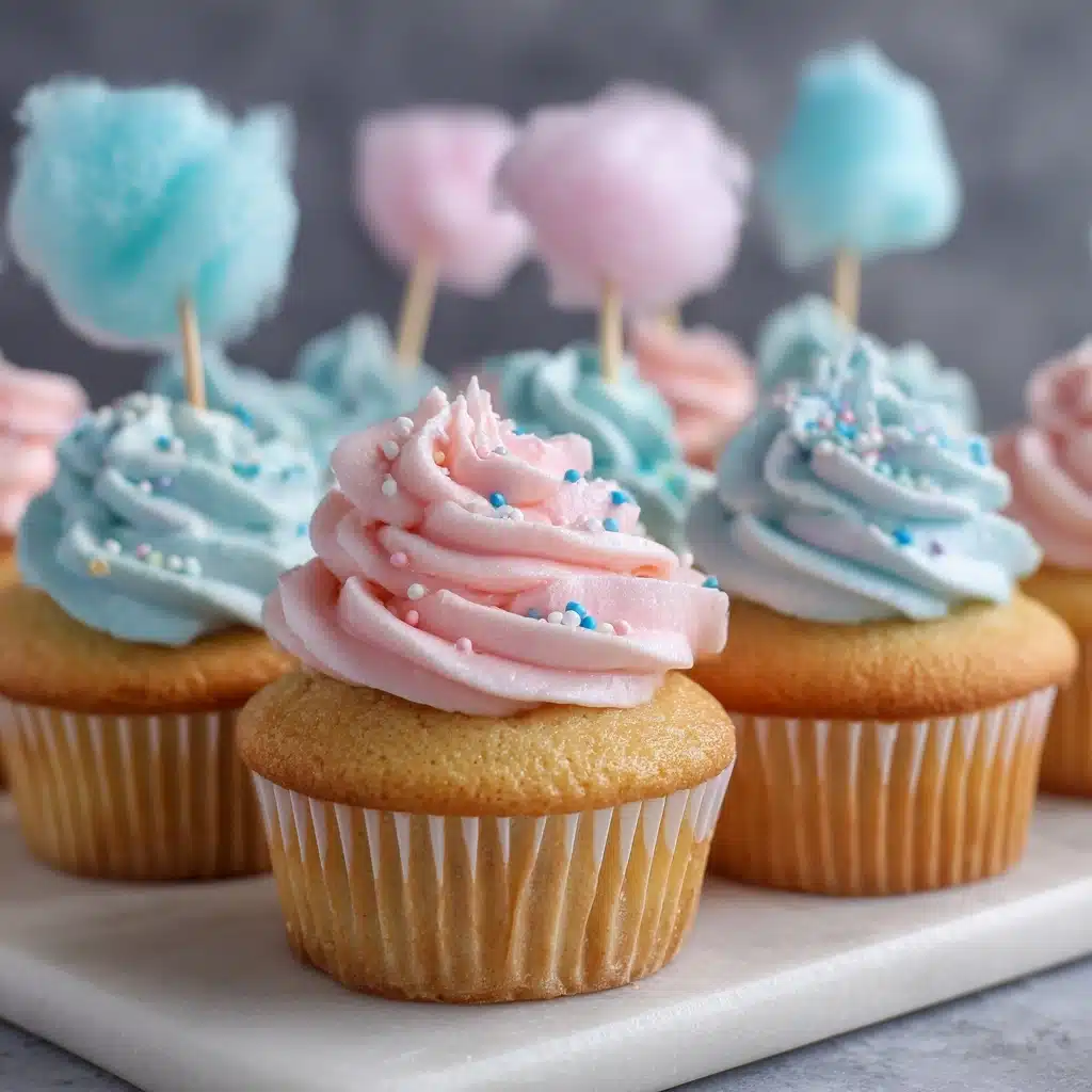 Cotton Candy Cupcakes Recipe - Recipe Image