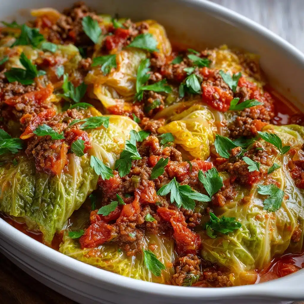 Low Carb Unstuffed Cabbage Casserole Recipe