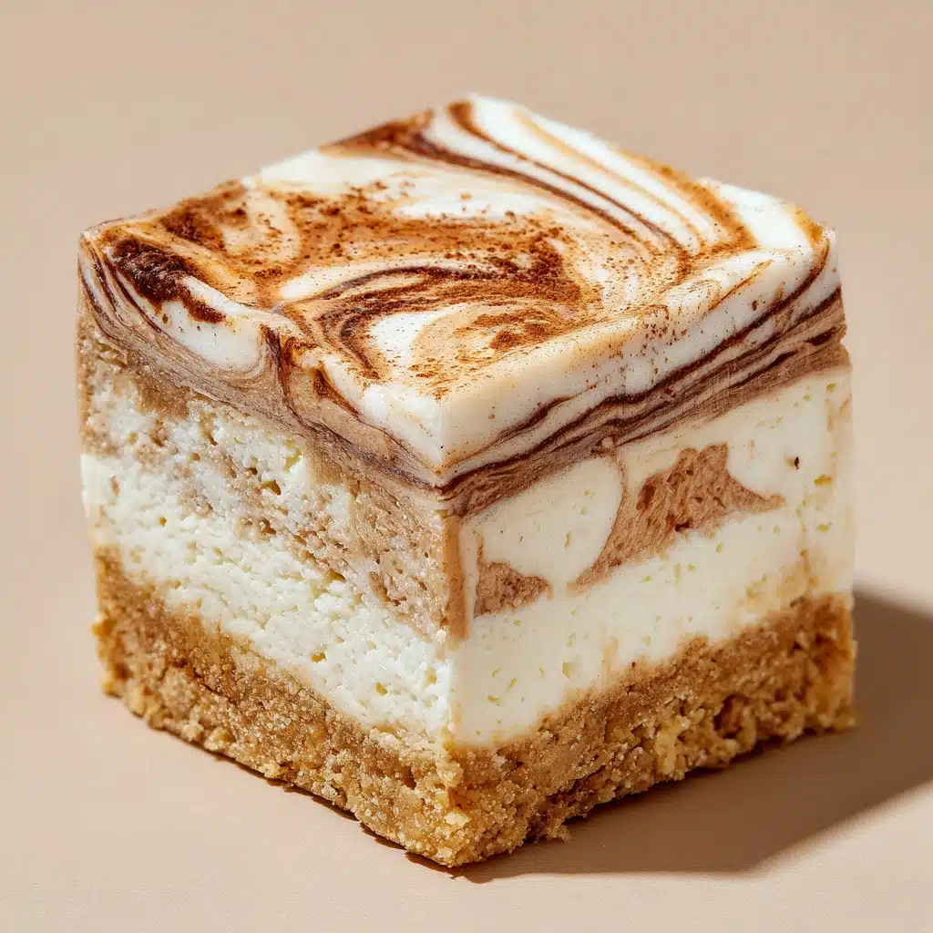 Blender Cinnamon Roll Cheesecake Bars Recipe - Recipe Image
