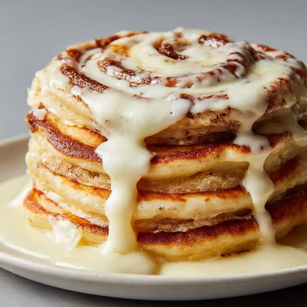 Cinnamon Roll Pancakes Recipe - Recipe Image