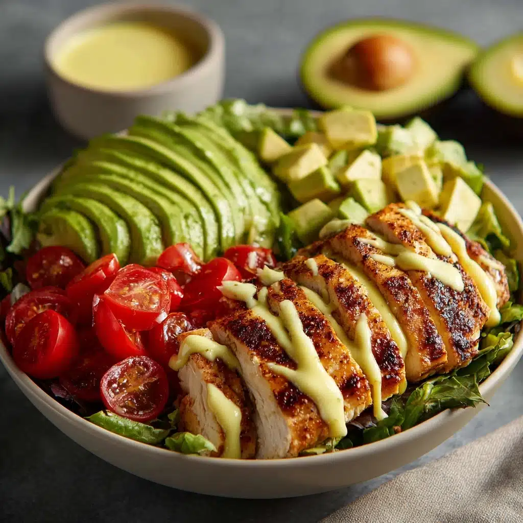 Grilled Chicken & Avocado Salad Bowl Recipe - Recipe Image