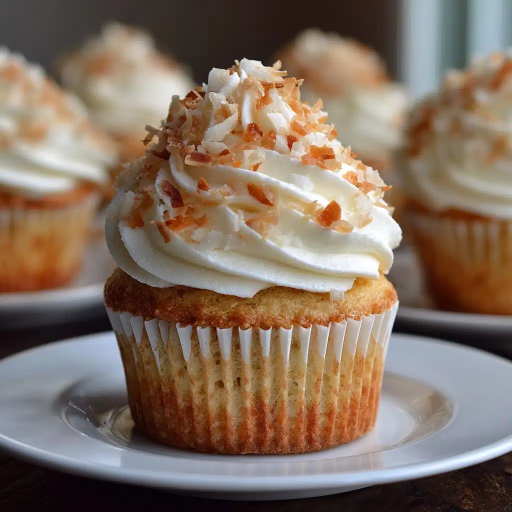 Coconut Cream Pie Cupcakes Recipe - Recipe Image