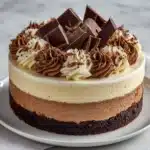 Triple Chocolate Mousse Cake Recipe
