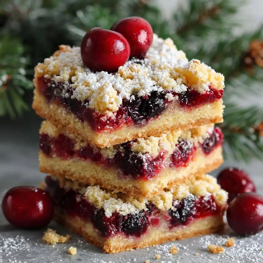 Christmas Cherry Bars Recipe - Recipe Image