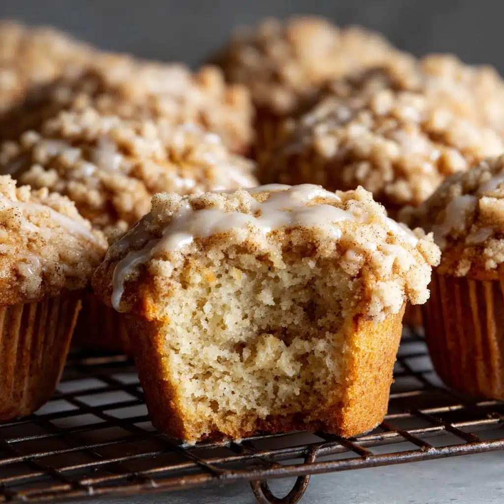 Coffee Cake Greek Yogurt Muffins Recipe - Recipe Image