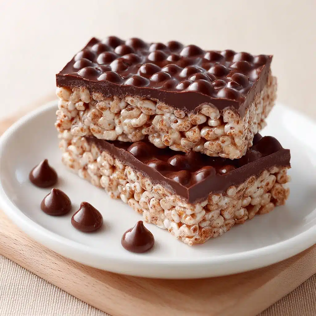 Chocolate Crunch Bars Recipe - Recipe Image