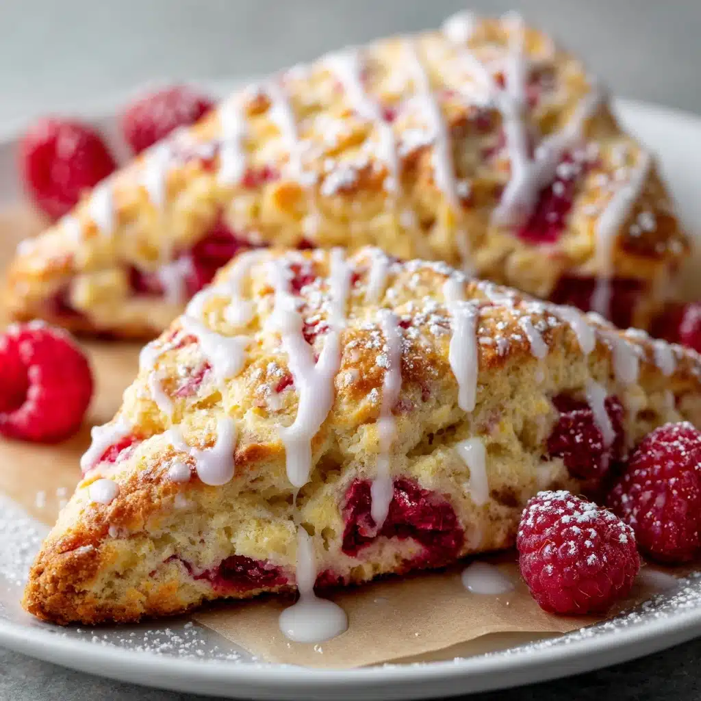 Lemon Raspberry Scones Recipe - Recipe Image