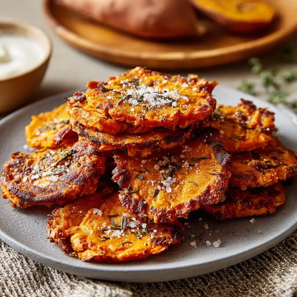 Crispy Smashed Sweet Potatoes Recipe - Recipe Image