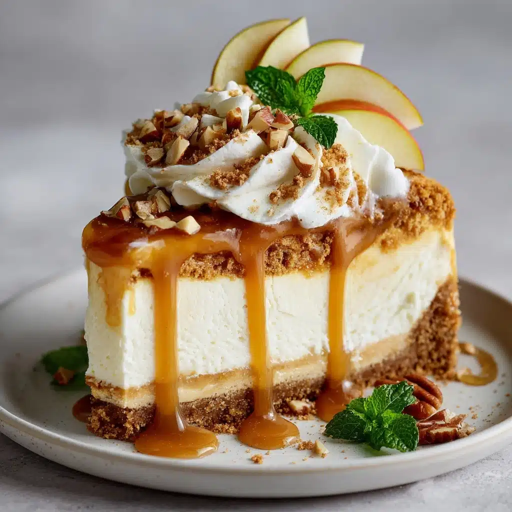 Caramel Apple Blondie Cheesecake Recipe - Recipe Image