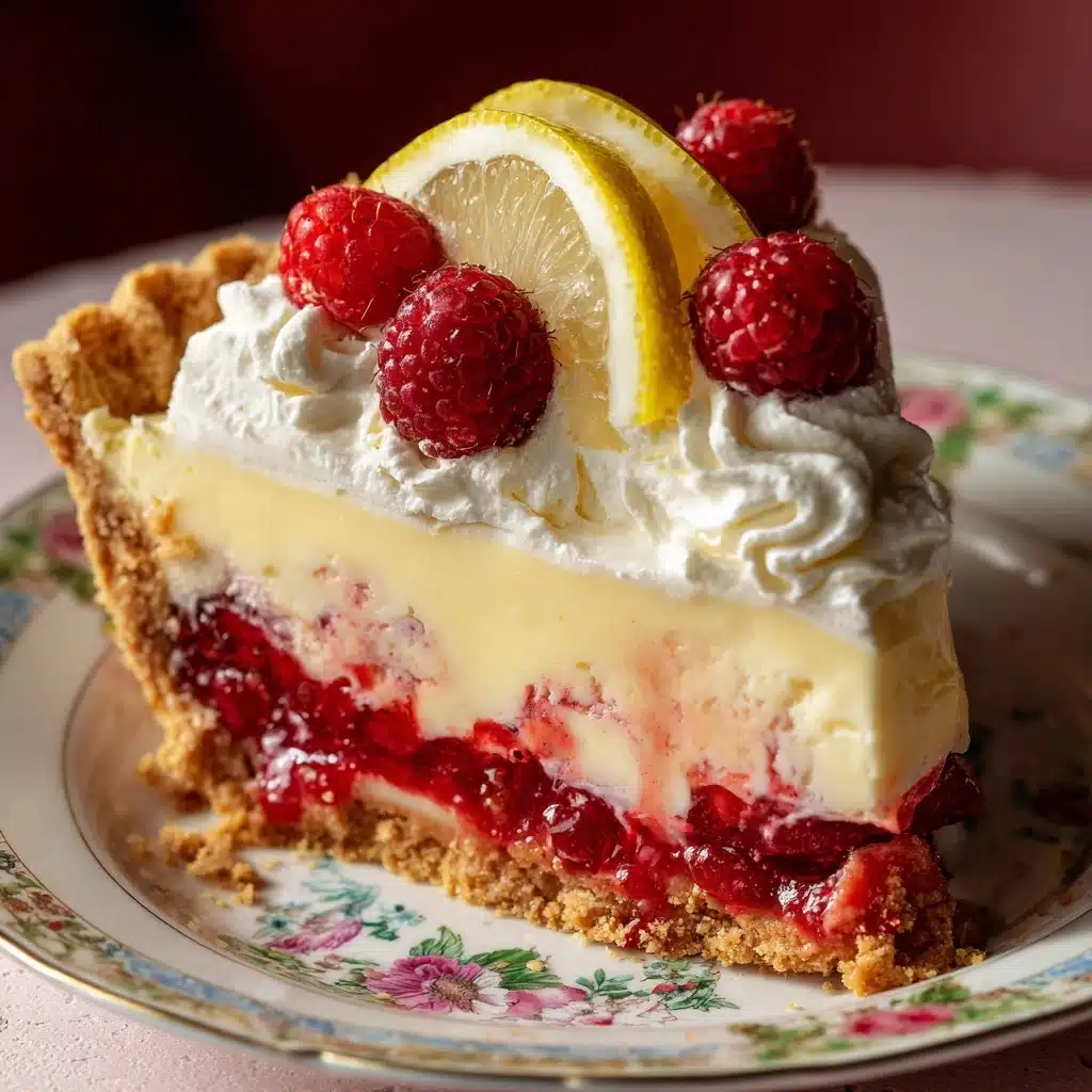 Lemon Raspberry Pie Recipe - Recipe Image