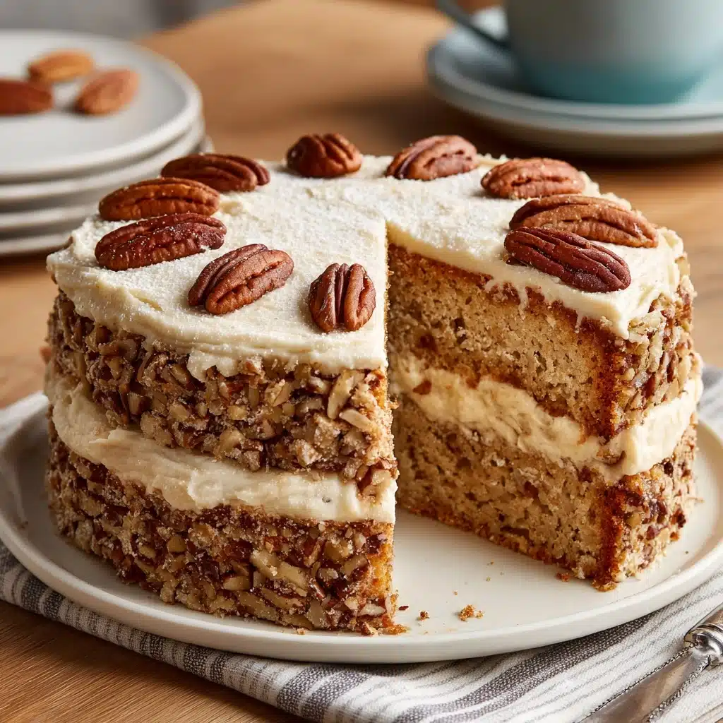Pecan Pie Cake Recipe - Recipe Image
