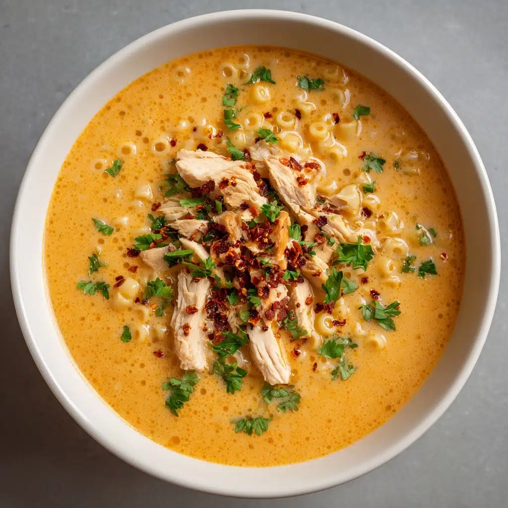 Creamy Cajun Chicken Pasta Soup Recipe - Recipe Image