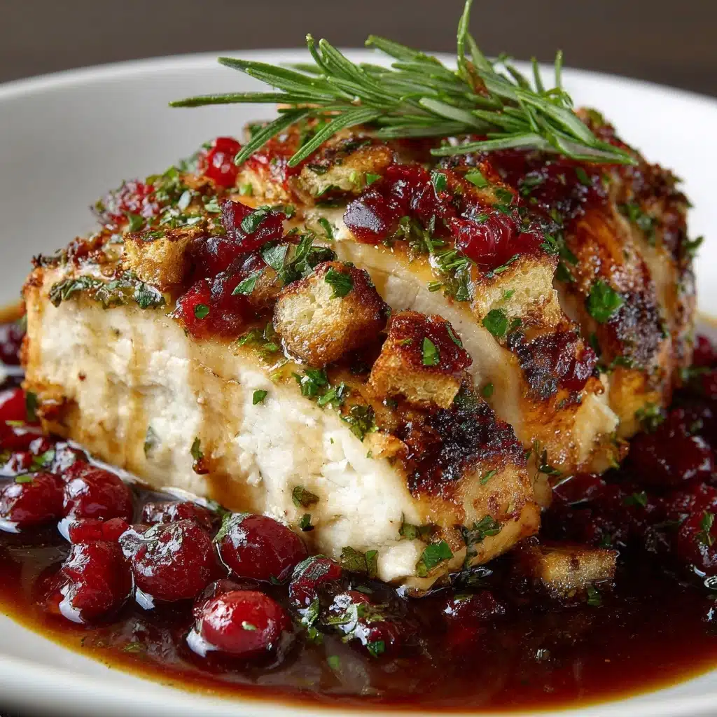 Cranberry and Brie Stuffed Chicken Recipe