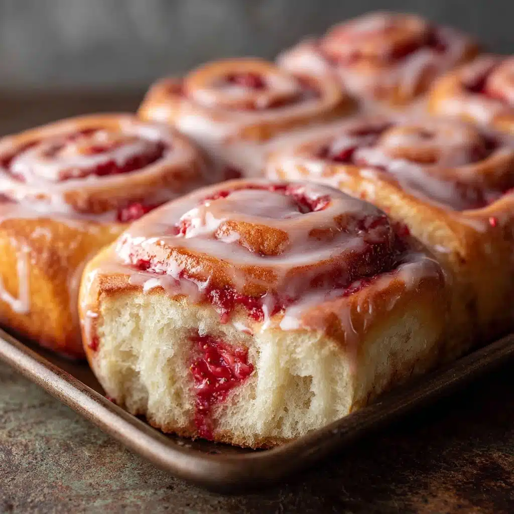 Strawberry Cinnamon Rolls Recipe - Recipe Image