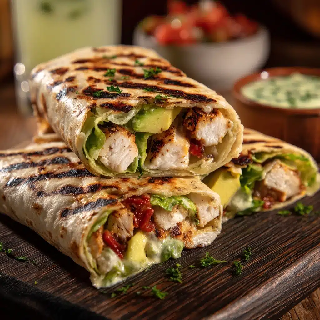 Avocado Chicken Wraps Recipe