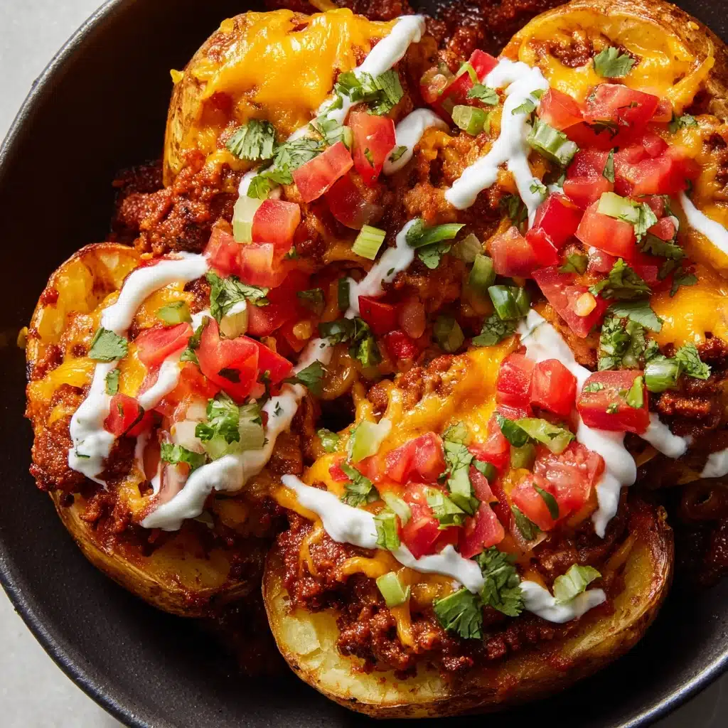 Cheesy Taco Potatoes Recipe