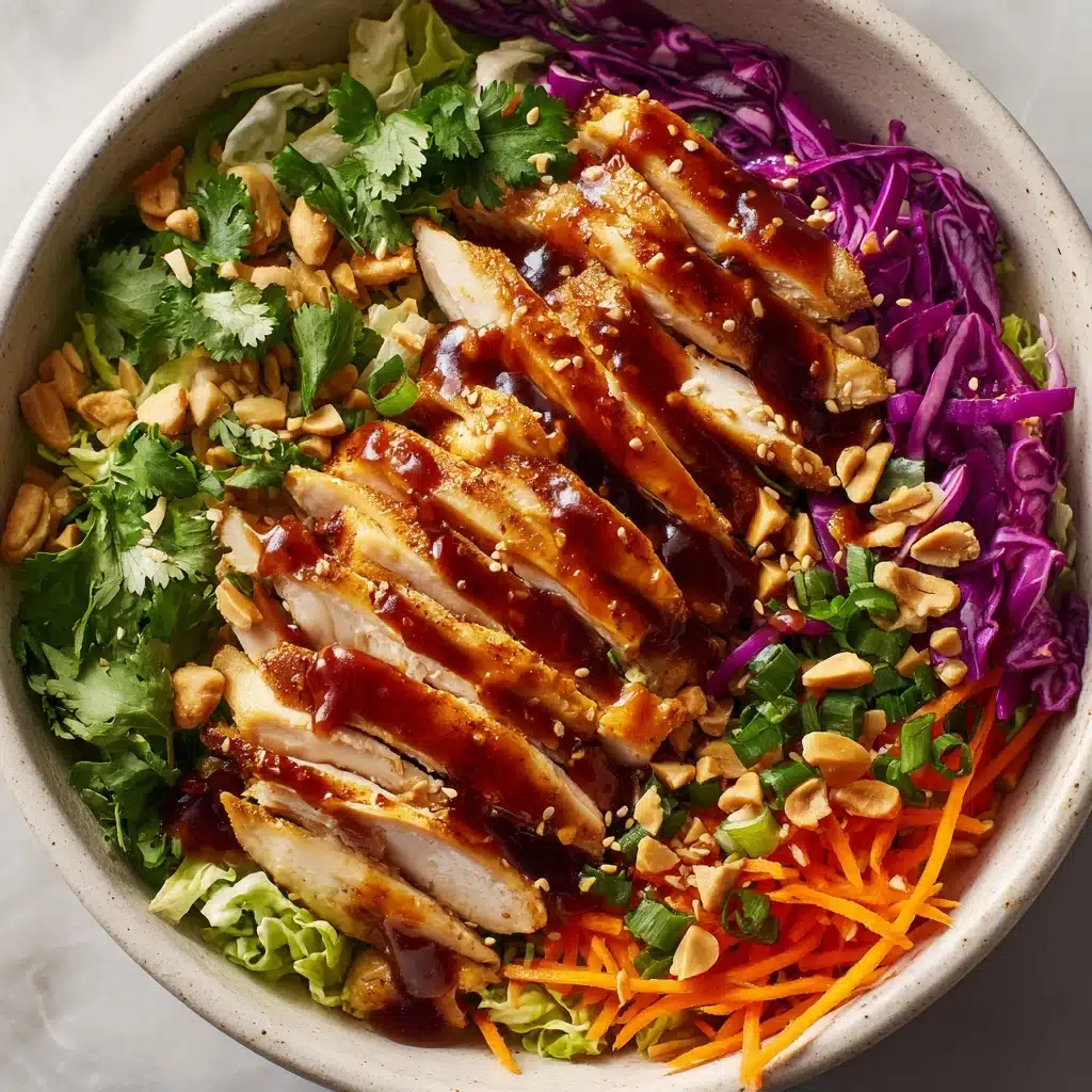Crunchy Asian Sesame Chicken Salad Recipe - Recipe Image